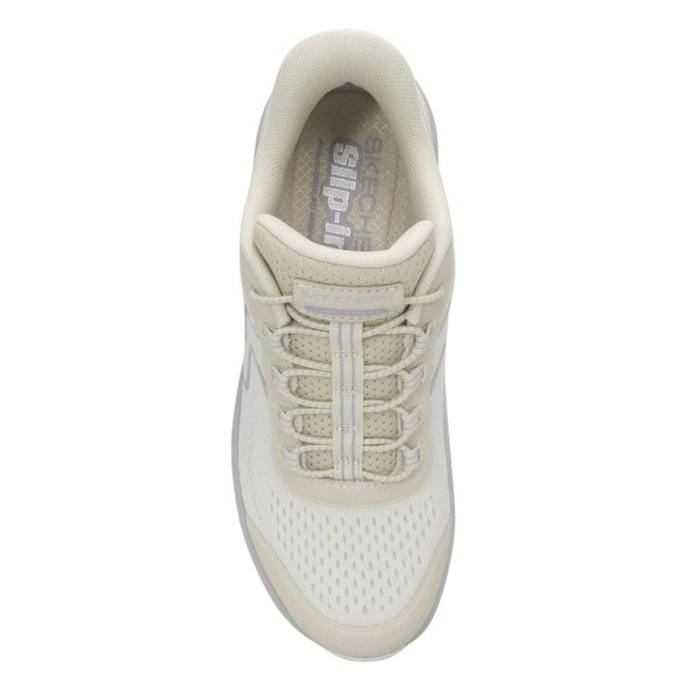 TÊNIS SKECHERS GLIDE STEP SOLE FEMININO 180272 Creme 3