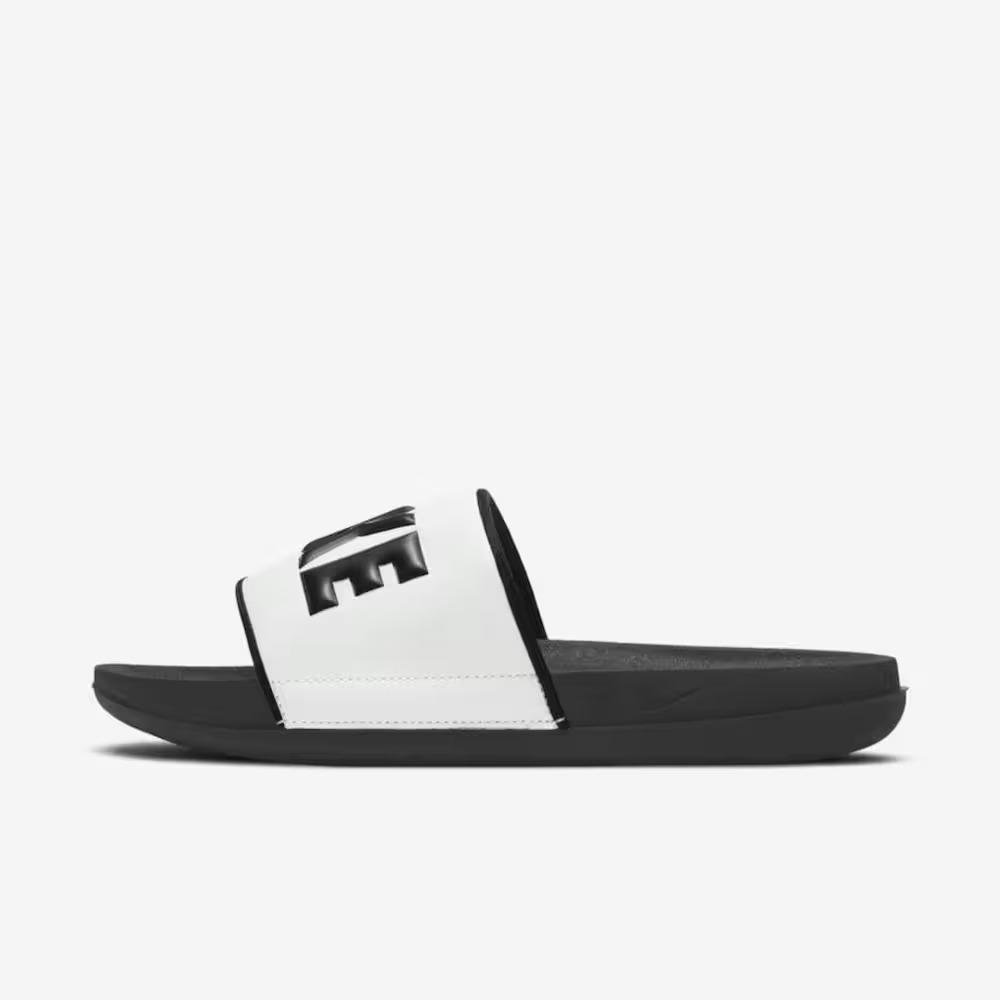 CHINELO SLIDE MASCULINO NIKE OFFCOURT BQ4639 Cinza/Branco 2