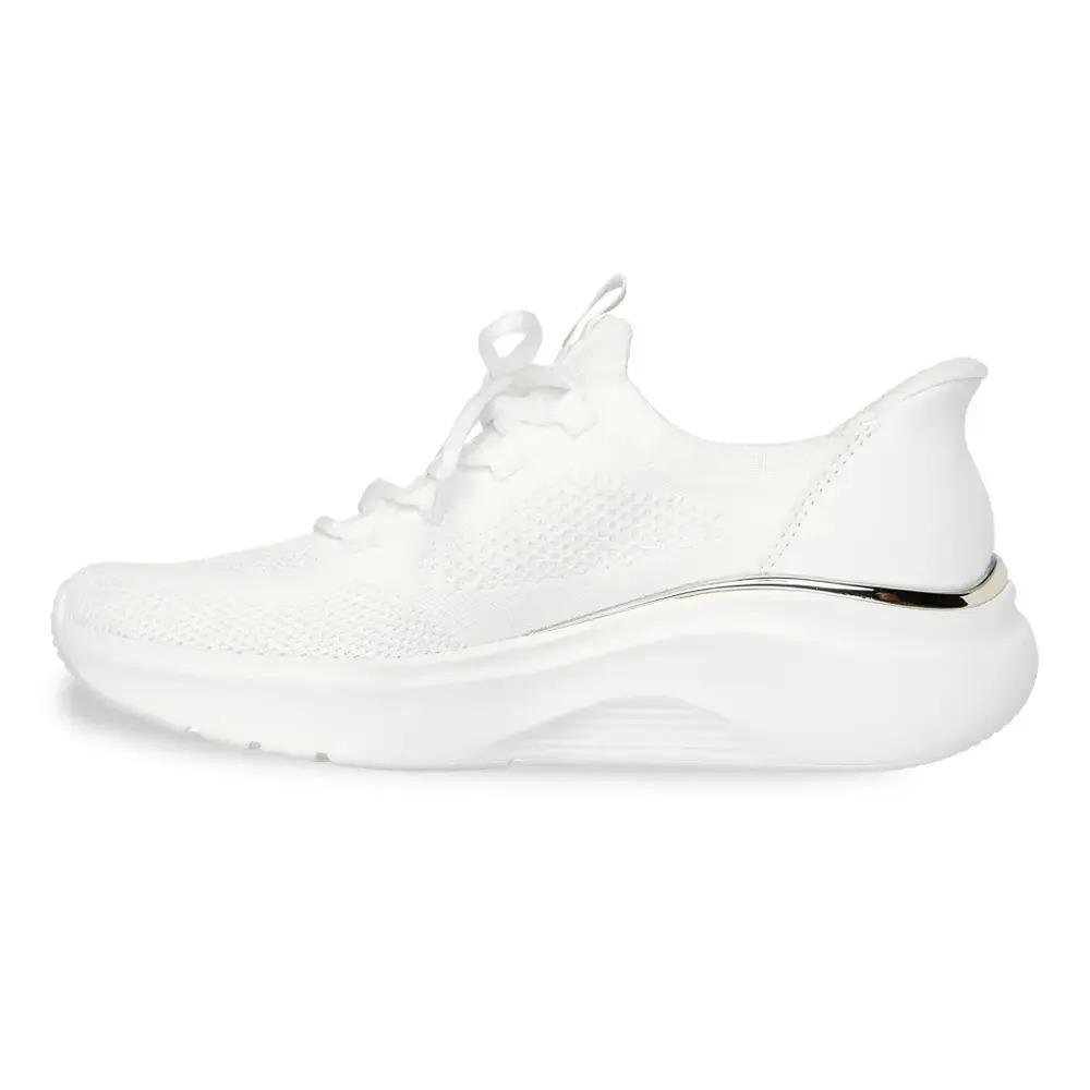 TÊNIS SKECHERS KNIT FEMININO BOBS B LOVE TRUE DELIGHT 117617 Branco 2