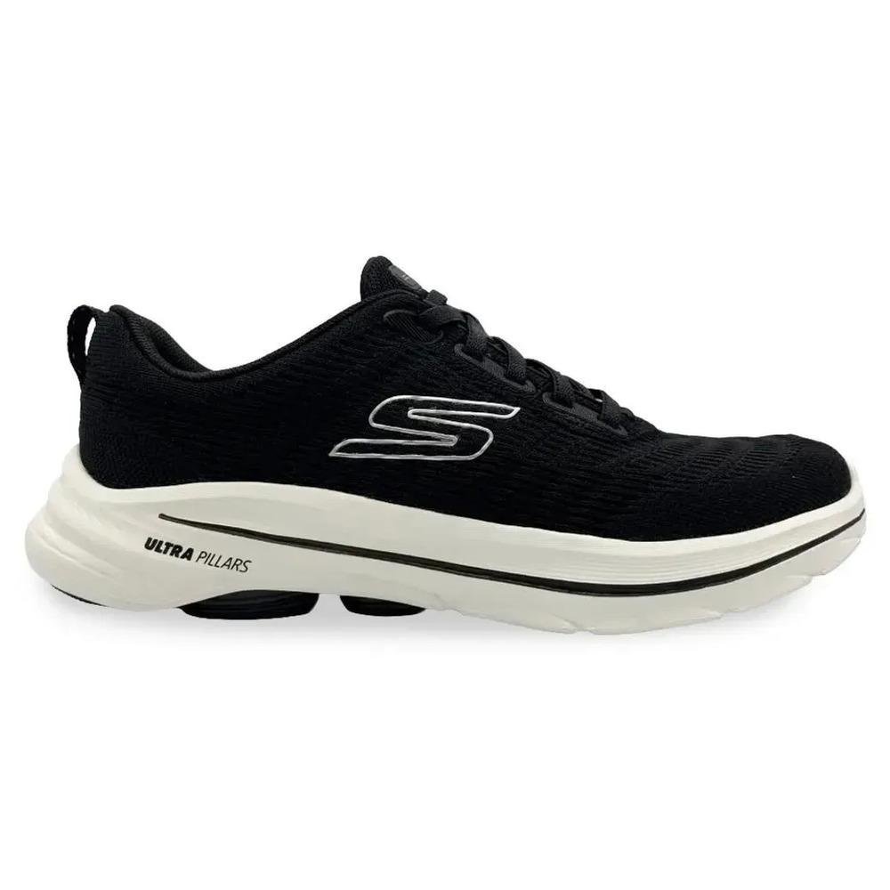 TÊNIS SKECHERS GO WALK 8 BRITT FEMININO 125920 Preto/Branco 2