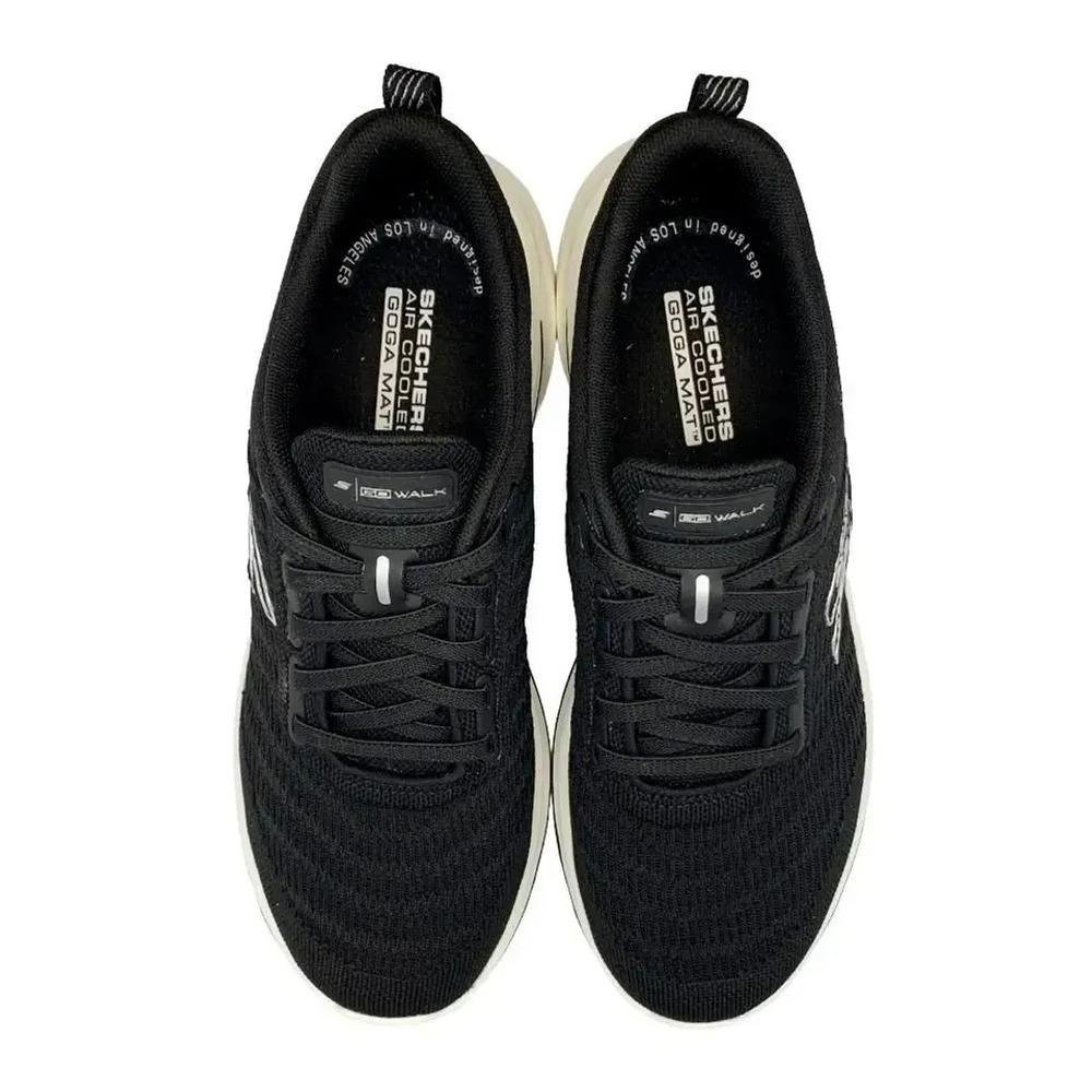 TÊNIS SKECHERS GO WALK 8 BRITT FEMININO 125920 Preto/Branco 4