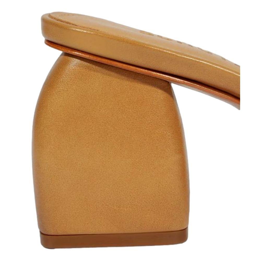 TAMANCO COURO MINIMALISTA SCHUTZ FEMININO S209580009 Caramelo 5