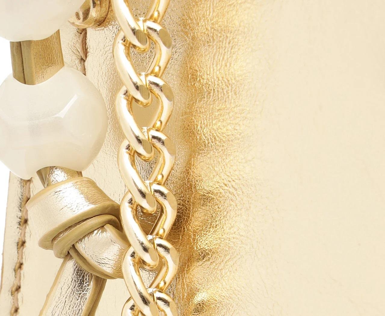 BOLSA ANACAPRI FEMININA C500410006 Dourado 5