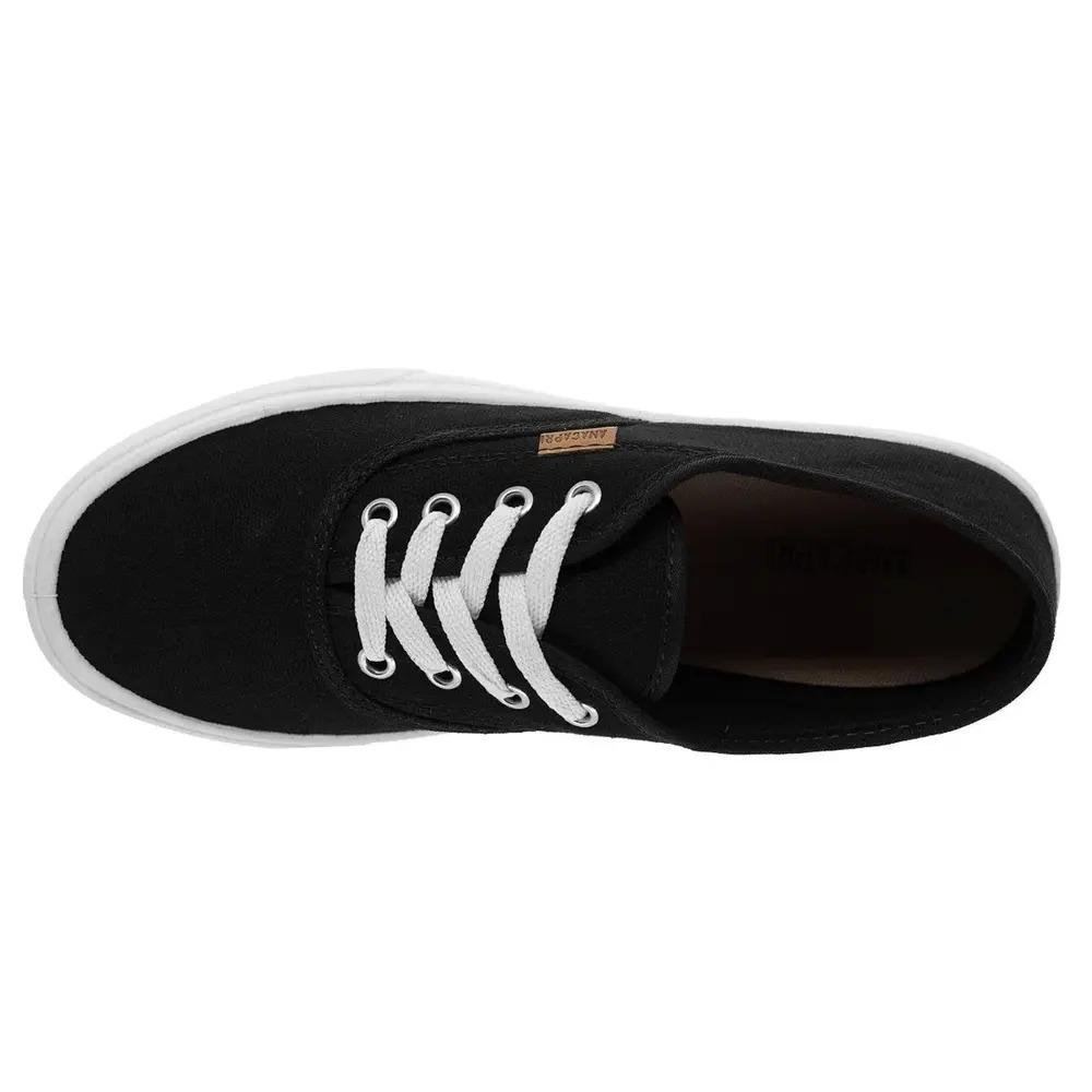 TÊNIS CASUAL FEMININO ANACAPRI LIVIA C306090002 Preto 3