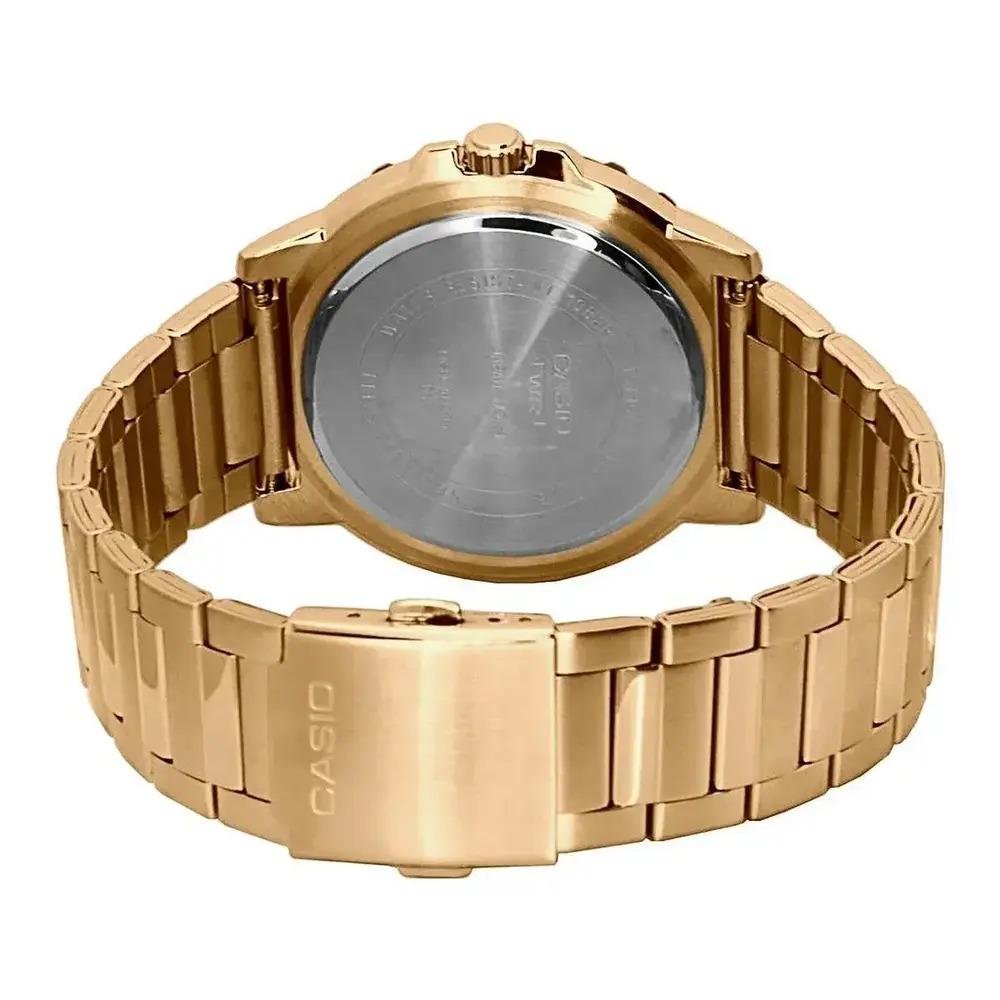 RELÓGIO ANALÓGICO CASIO MASCULINO MTC-100G-1BVDF Dourado 3