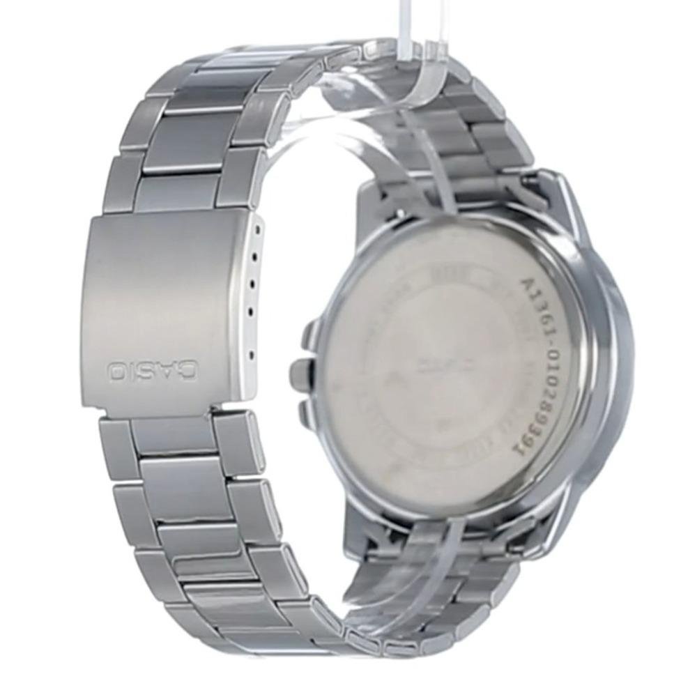 RELÓGIO ANALÓGICO CASIO MASCULINO MTC-100D-1BVDF Prata 3