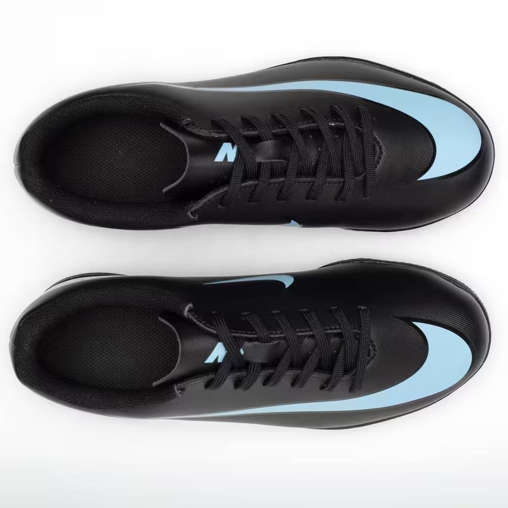 CHUTEIRA FUTSAL INFANTIL MASCULINA NIKE JR VAPOR 16 CLUB FQ8289 Preto 3