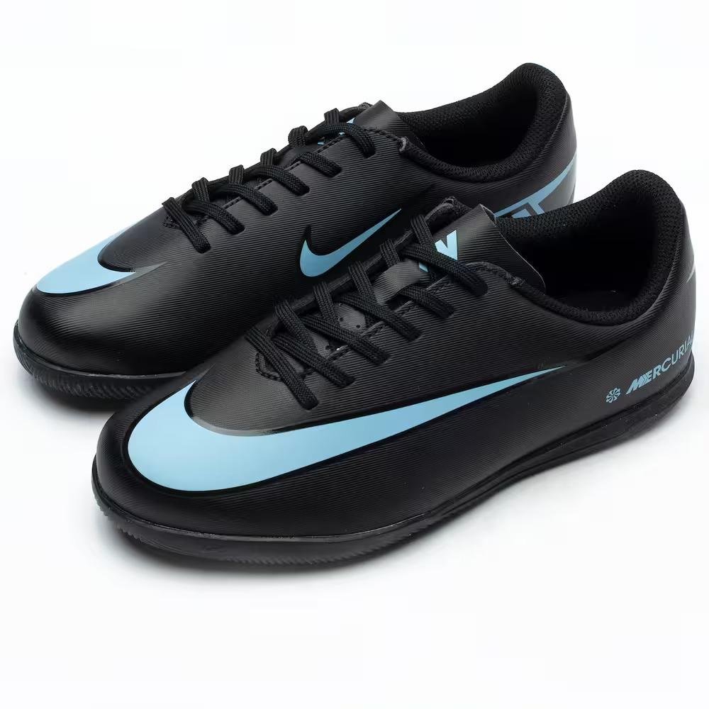 CHUTEIRA FUTSAL INFANTIL MASCULINA NIKE JR VAPOR 16 CLUB FQ8289 Preto 4