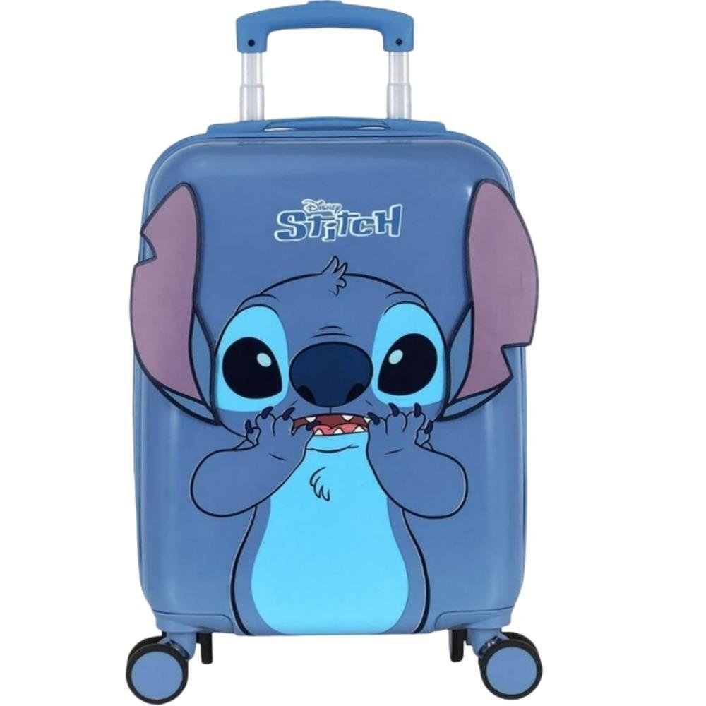 MALA DE BORDO STITCH LUXCEL INFANTIL UNISSEX COM RODAS MF10533SC