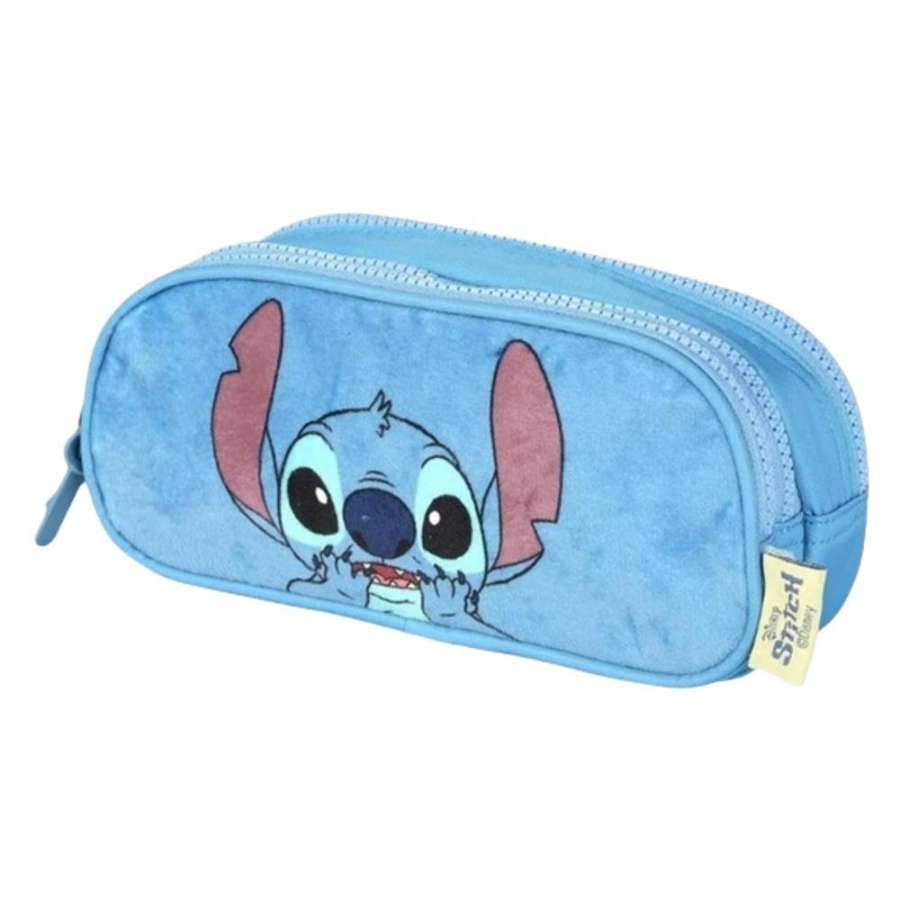ESTOJO ZÍPER TRIPLO STITCH LUXCEL INFANTIL FEMININO ET50064SC
