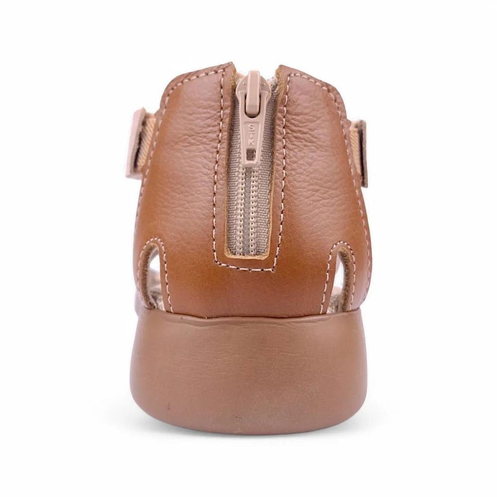 SANDÁLIA ANDACCO FLATFORM FEMININO 11103 Bege 4