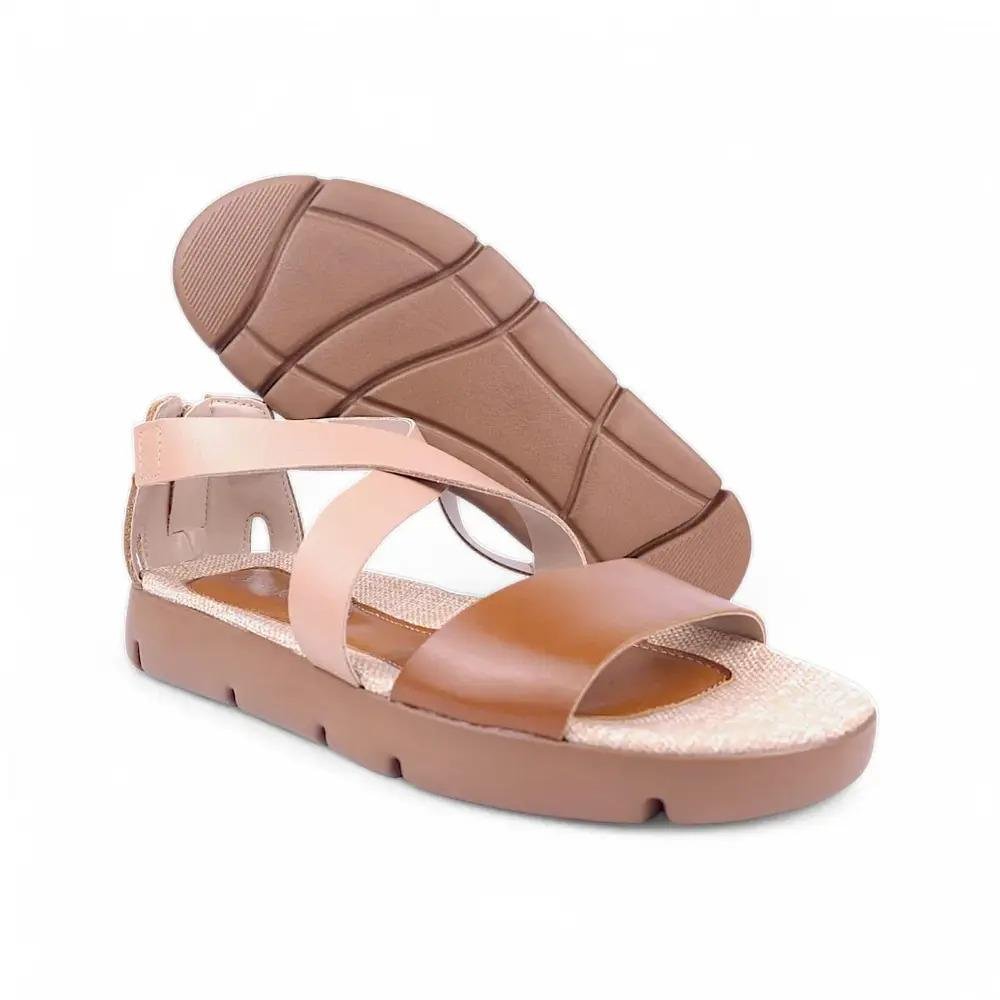 SANDÁLIA ANDACCO FLATFORM FEMININO 11103 Bege 5