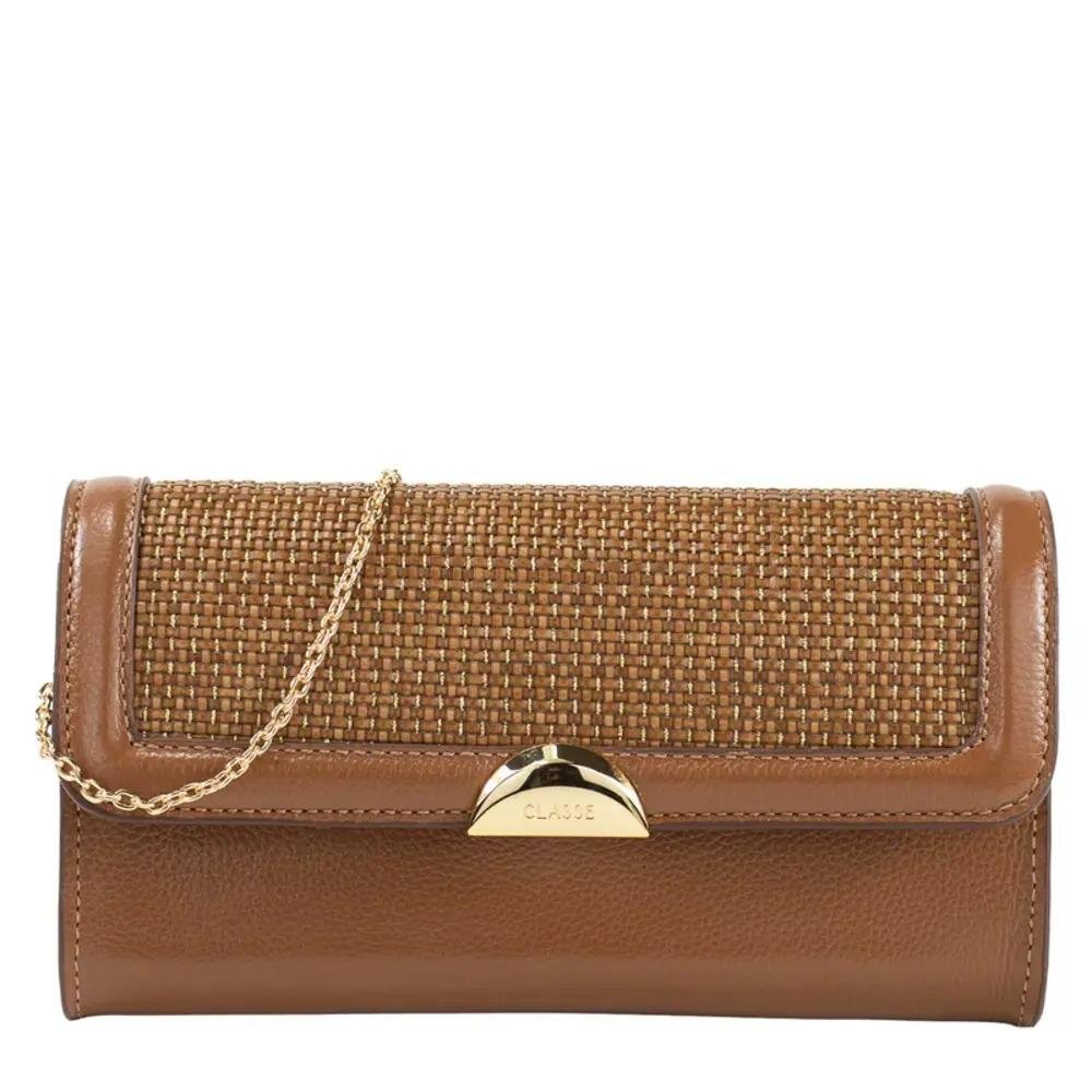 BOLSA COURO CLASSE TRAMADO CROSSBODY LÍDIA FEMININA 3506