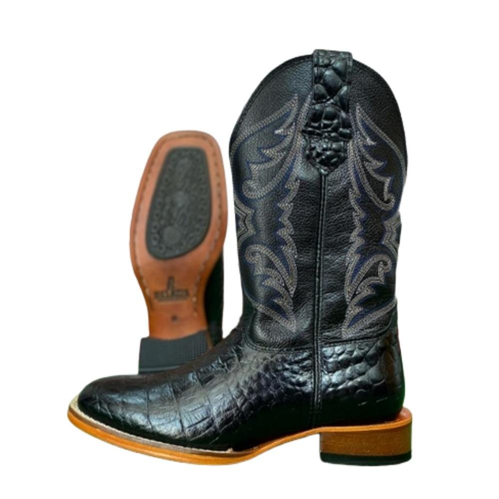 BOTA MONTARIA COURO HELAZZA MASCULINA 20725 Preto 4