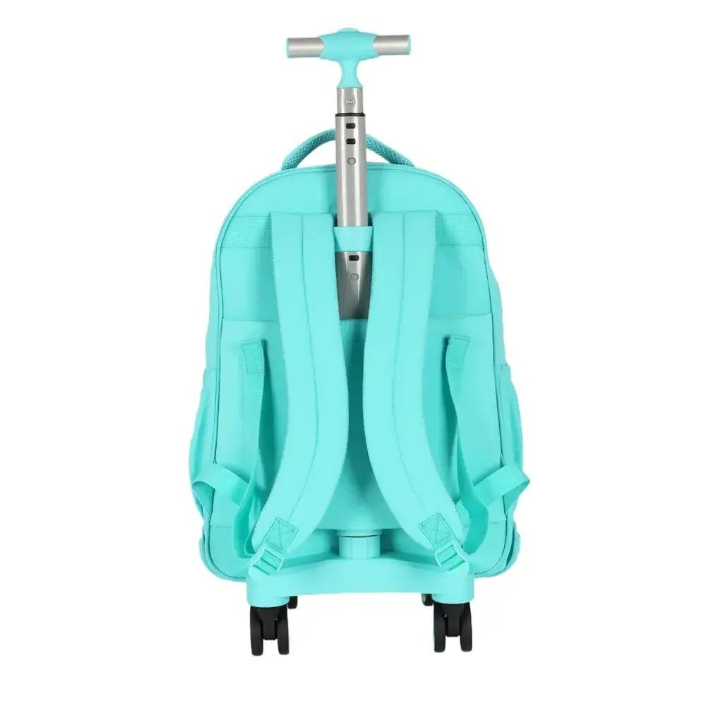 MOCHILA UP4YOU LUXCEL JUVENIL FEMININA COM RODAS MC49674UP Azul 6
