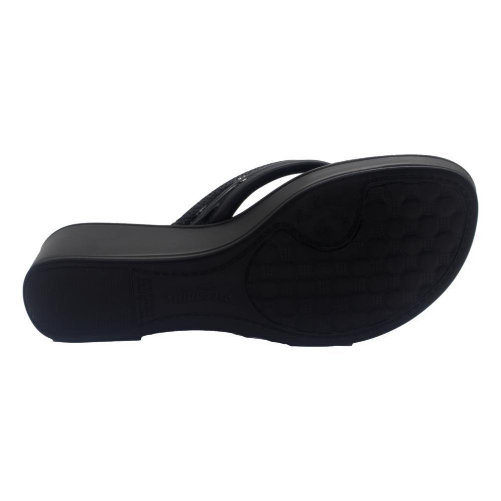 CHINELO PICCADILLY ANABELA PONTILHADO FEMININO 540417 Preto 6