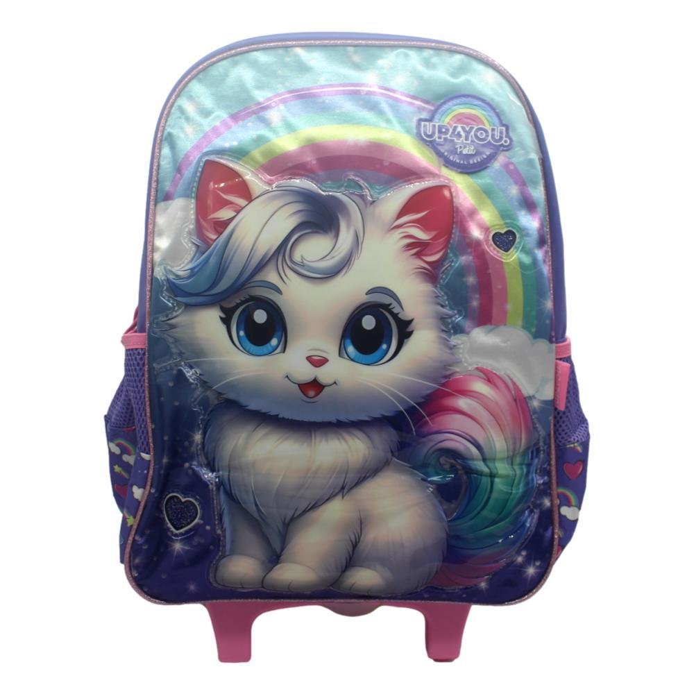 MOCHILA LUXCEL UP4YOU C/RODAS INFANTIL FEMININA IC42082UP