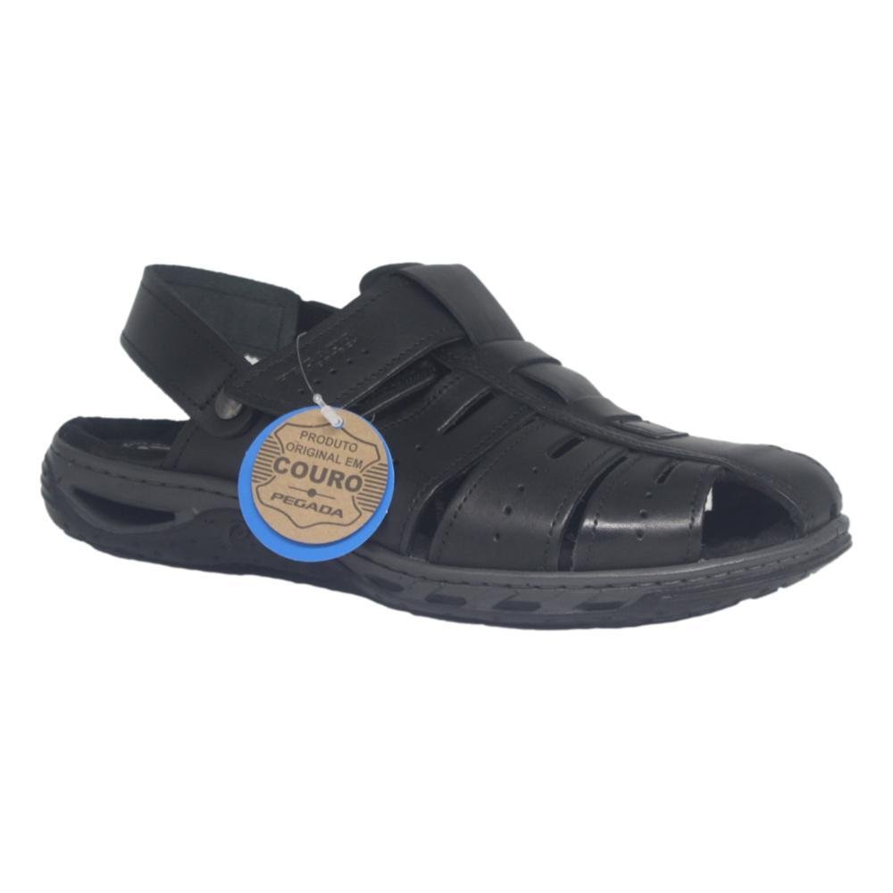 SANDÁLIA PAPETE COURO PEGADA MASCULINA 131676