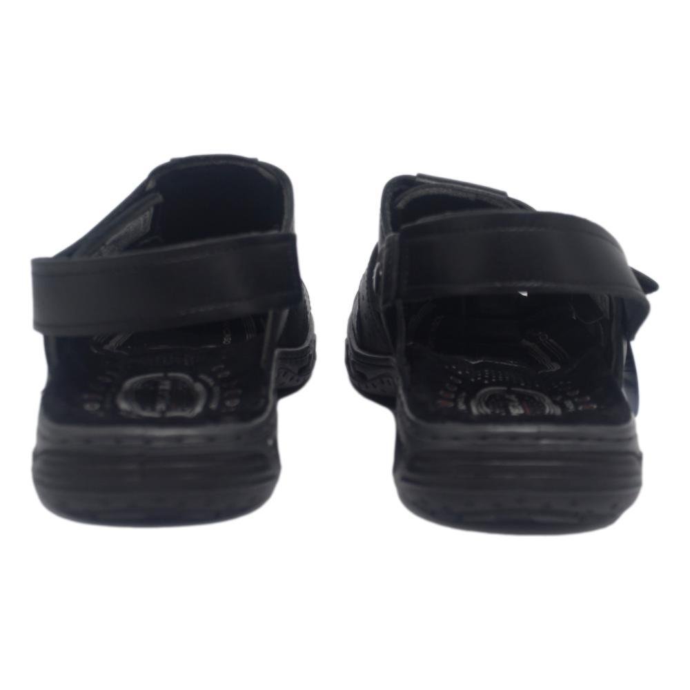 SANDÁLIA PAPETE COURO PEGADA MASCULINA 131676 Preto 6