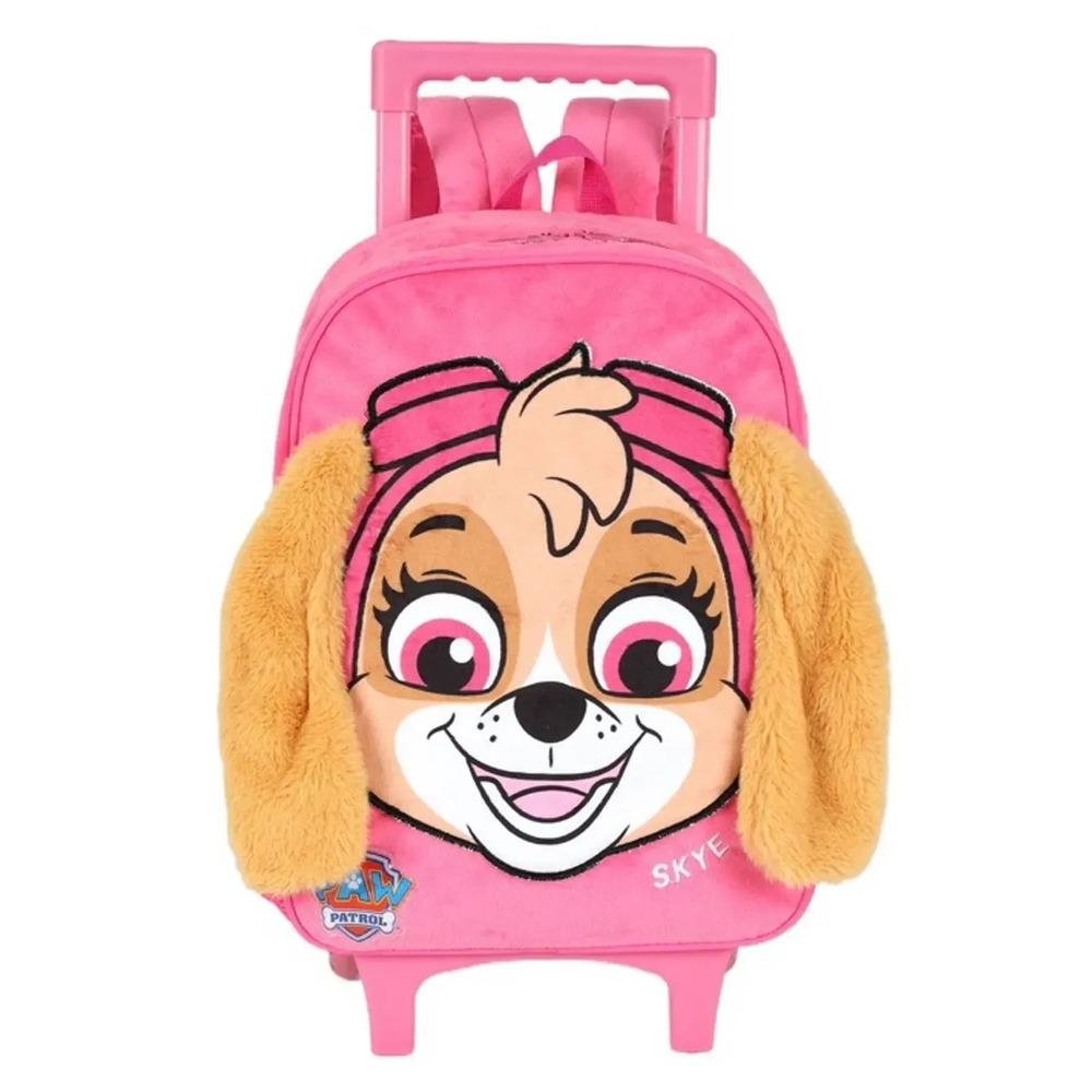 MOCHILA LUXCEL PATRULHA CANINA C/RODAS INFANTIL MENINA IC42022PA