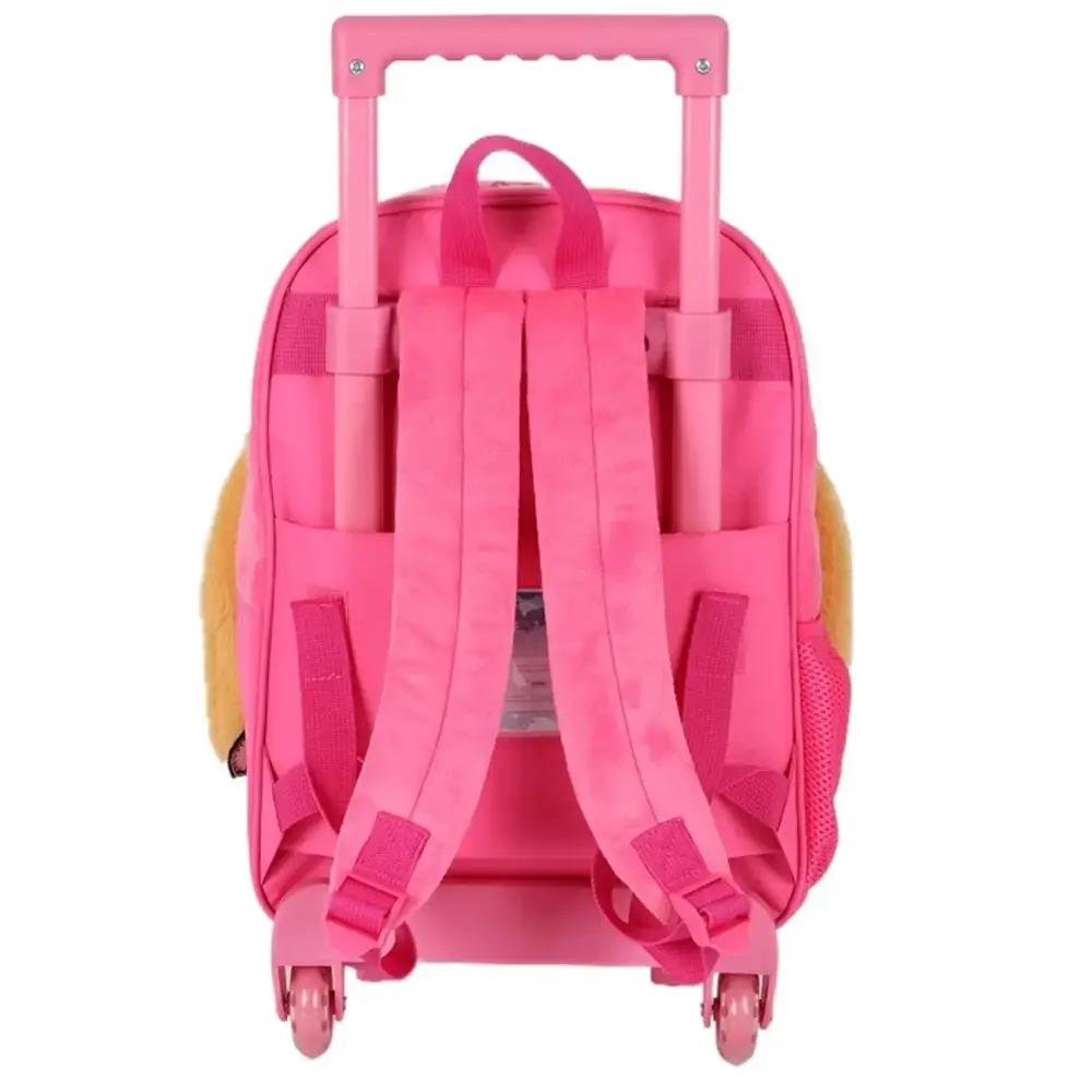 MOCHILA LUXCEL PATRULHA CANINA C/RODAS INFANTIL MENINA IC42022PA Rosa 4