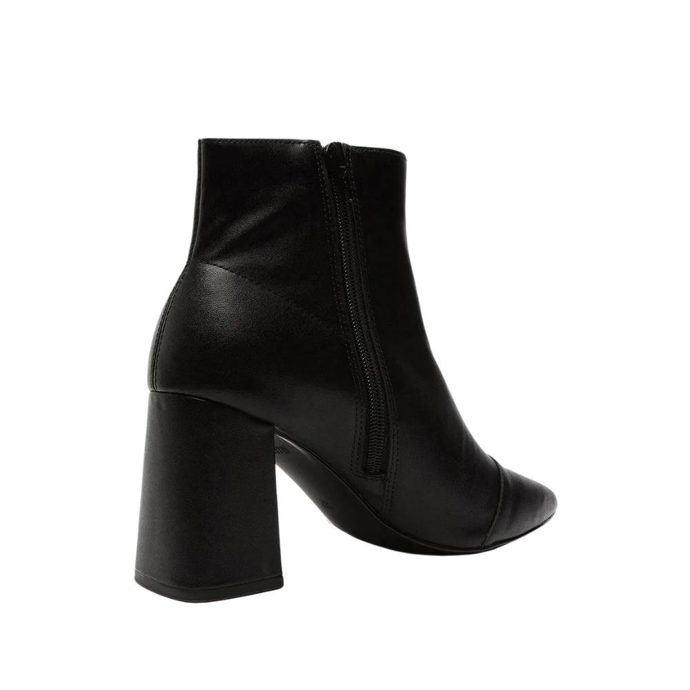 BOTA AREZZO CANO BAIXO COURO FEMININA A119620001 Preto 3
