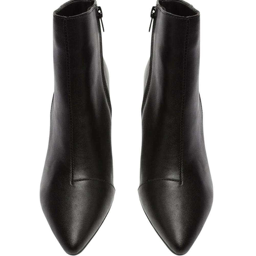 BOTA AREZZO CANO BAIXO COURO FEMININA A119620001 Preto 5