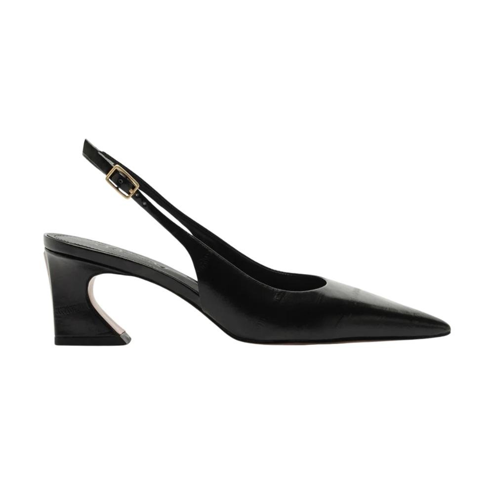 SCARPIN AREZZO SLINGBACK COURO FEMININO A140780001