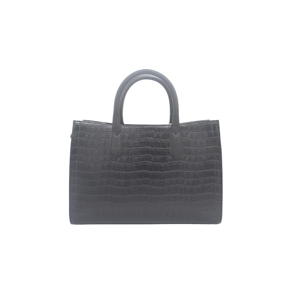 BOLSA FEMININA SCHUTZ TOTE CROCO S500102023 Preto 5