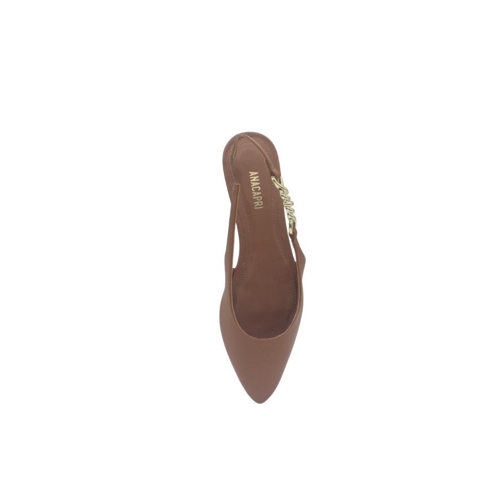 SAPATILHA ANACAPRI SLINGBACK FEMININO C300290399 Marrom 4