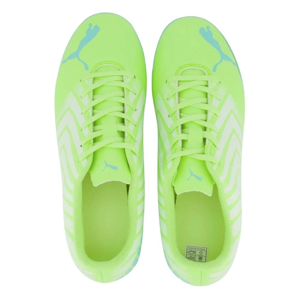 CHUTEIRA FUTSAL MASCULINA PUMA TACTO II 107064 Verde 4