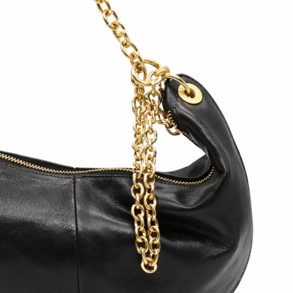 BOLSA COURO SCHUTZ FEMININA HOBO S500102041 Preto 2