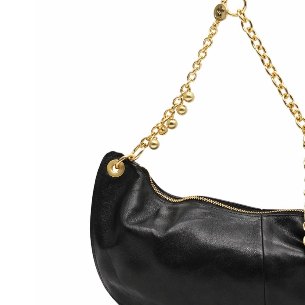 BOLSA COURO SCHUTZ FEMININA HOBO S500102041 Preto 3