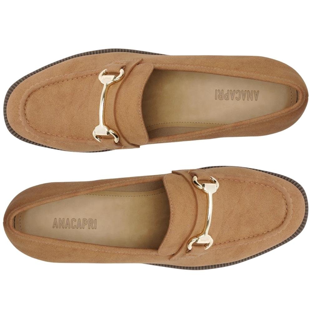 SAPATO ANACAPRI MOCASSIM LOAFER BRIDÃO FEMININO C305890004 Bege 3