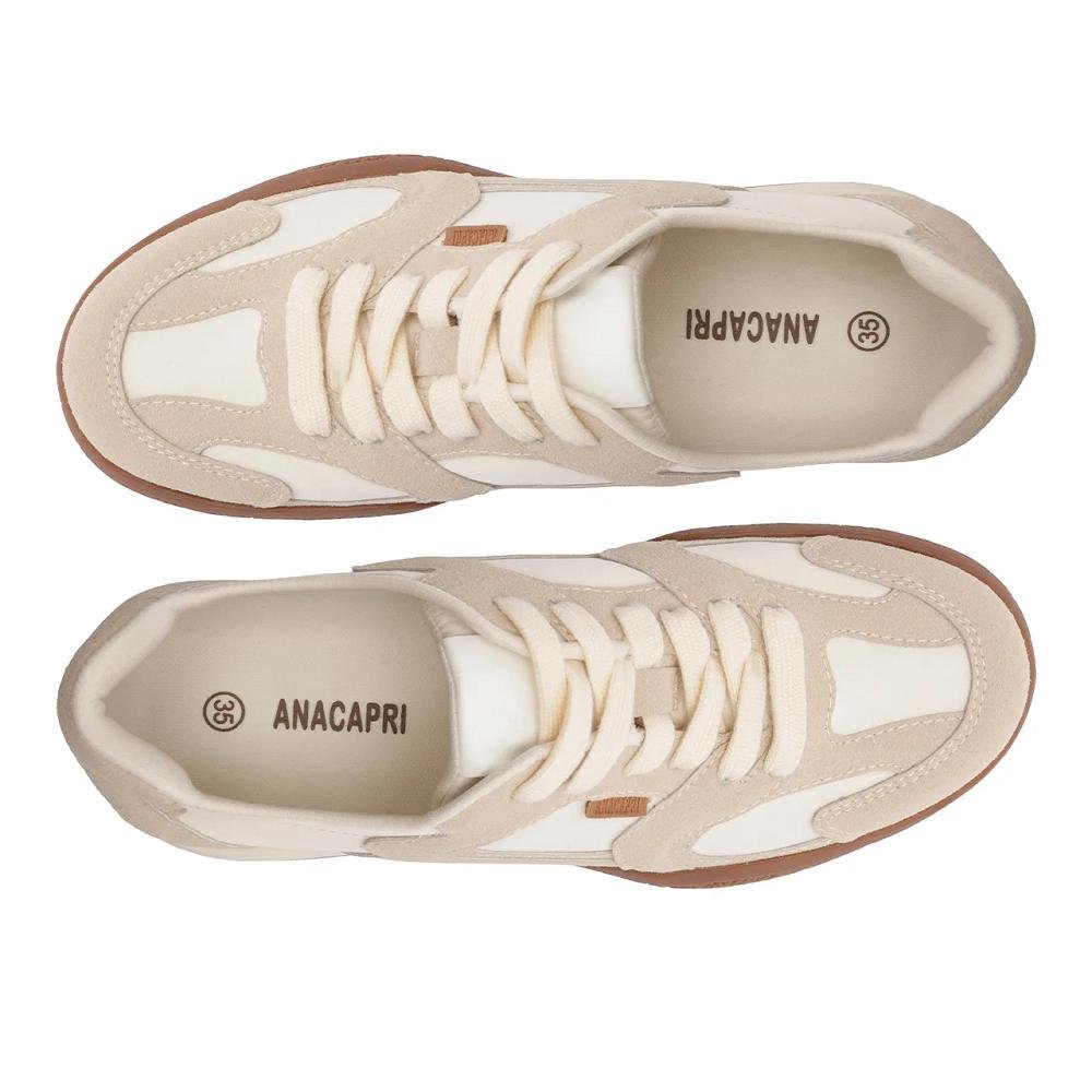 TÊNIS ANACAPRI RECORTES FEMININO C307110002 Bege 5