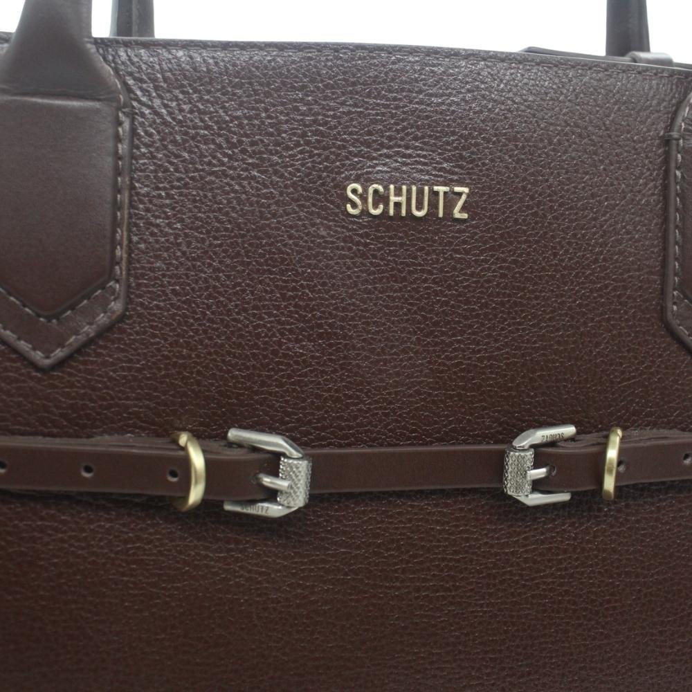 BOLSA SCHUTZ COURO FEMININA TOTE S500210013 Marrom 3