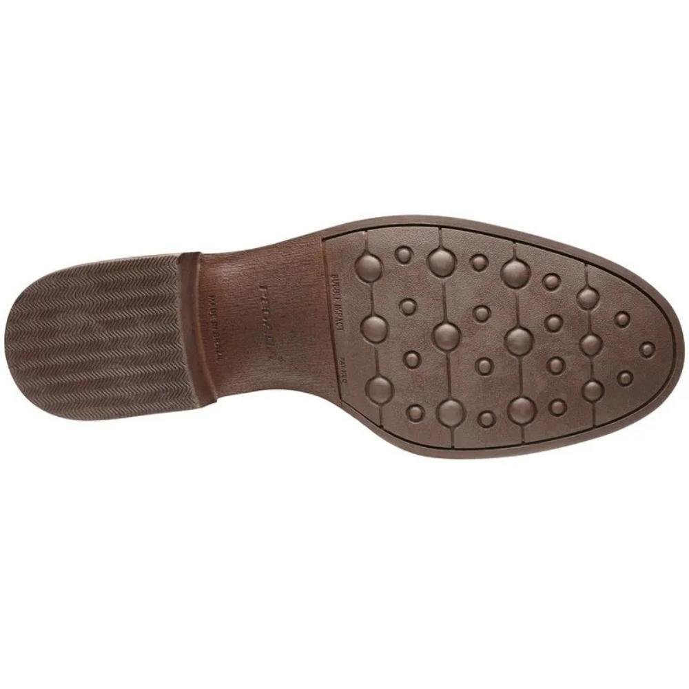 BOTA PEGADA CANO LONGO COURO FEMININA 282064 Marrom 4