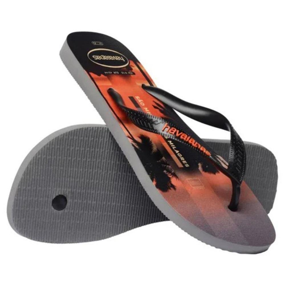CHINELO HAVAIANAS DEDO MASCULINO TOP SURFER I 4149971 Preto 4