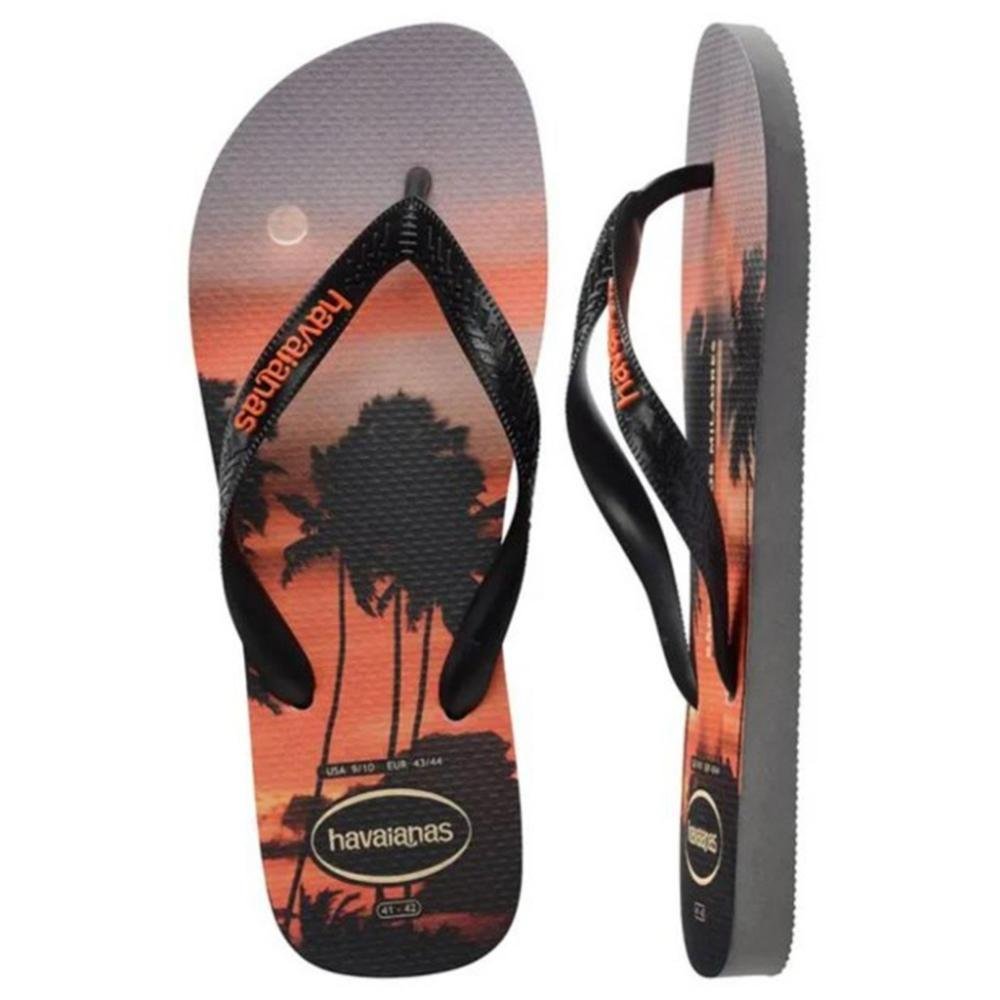CHINELO HAVAIANAS DEDO MASCULINO TOP SURFER I 4149971 Preto 5
