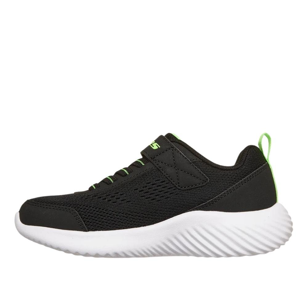TÊNIS SKECHERS BOUNDER QUANTARUN INFANTIL MENINO 403905L Preto 2