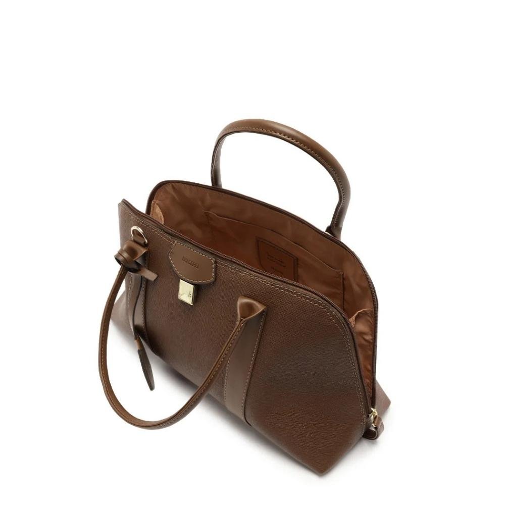 BOLSA ANACAPRI FEMININA BOWLING BAG C500162035 Marrom 4