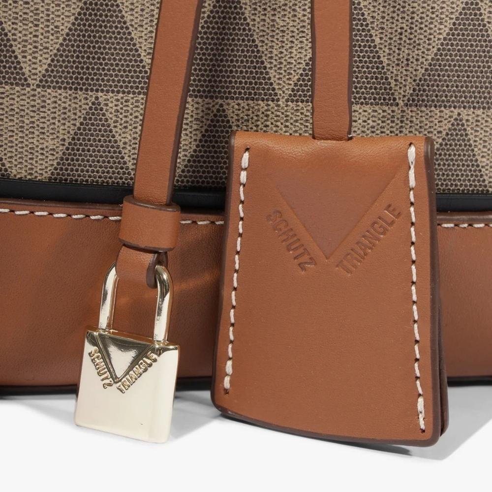 BOLSA SCHUTZ FEMININA TOTE TRIANGLE S50018317 Bege 5