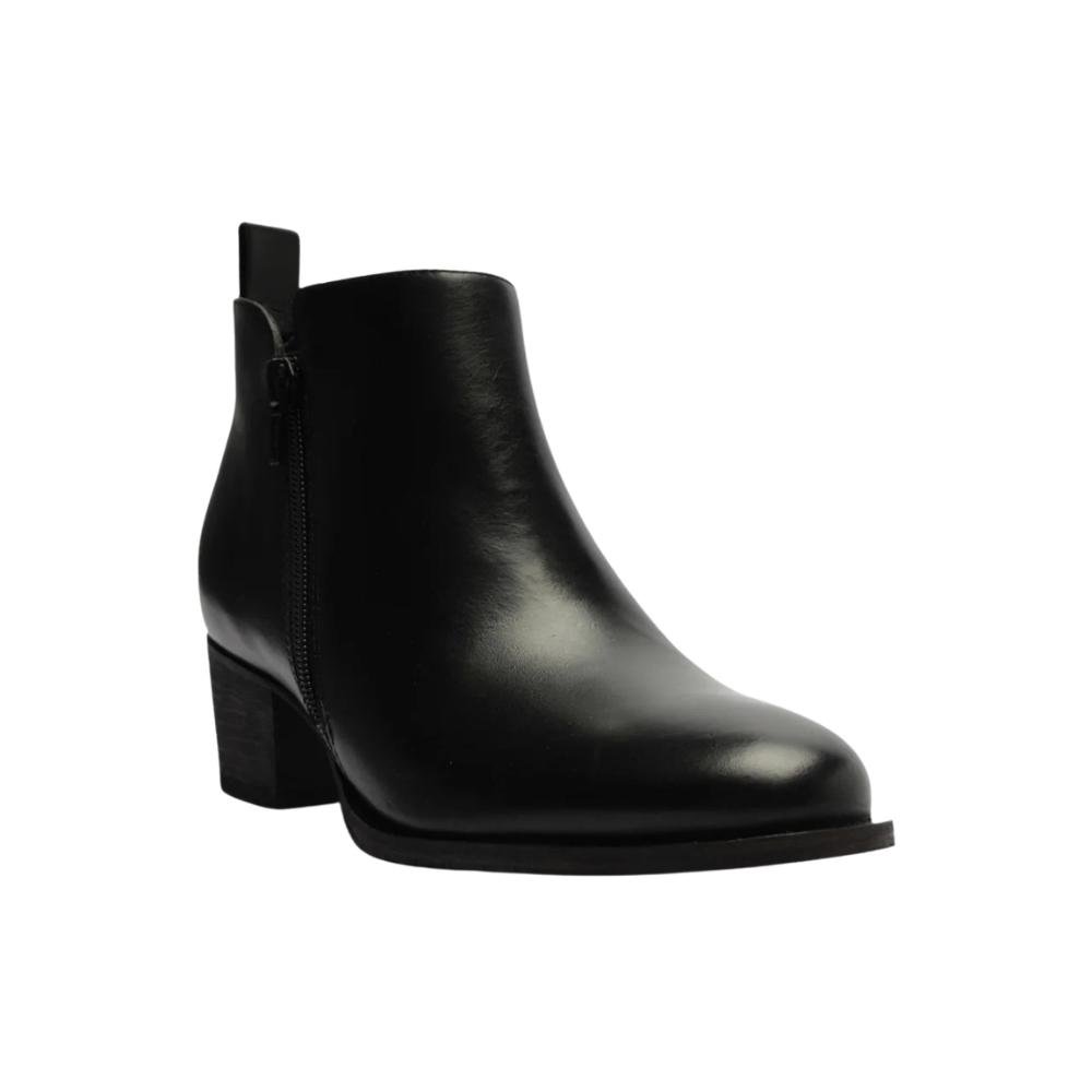 BOTA CANO CURTO AREZZO COURO FEMININA A103770004 Preto 3