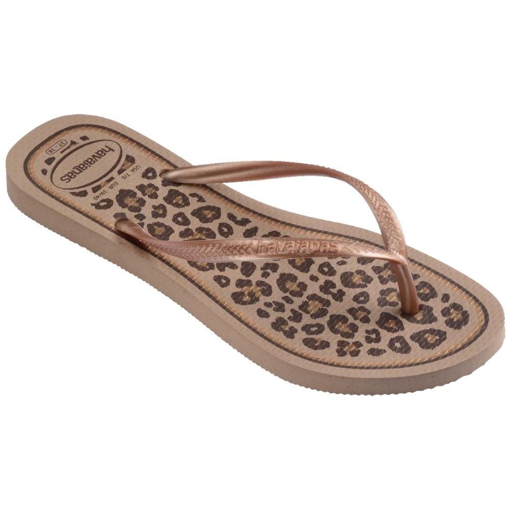 CHINELO HAVAIANAS FEMININO ANIMALS 4103352 Rose Gold 2