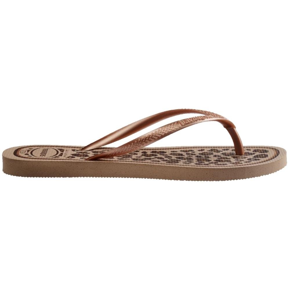 CHINELO HAVAIANAS FEMININO ANIMALS 4103352 Rose Gold 3