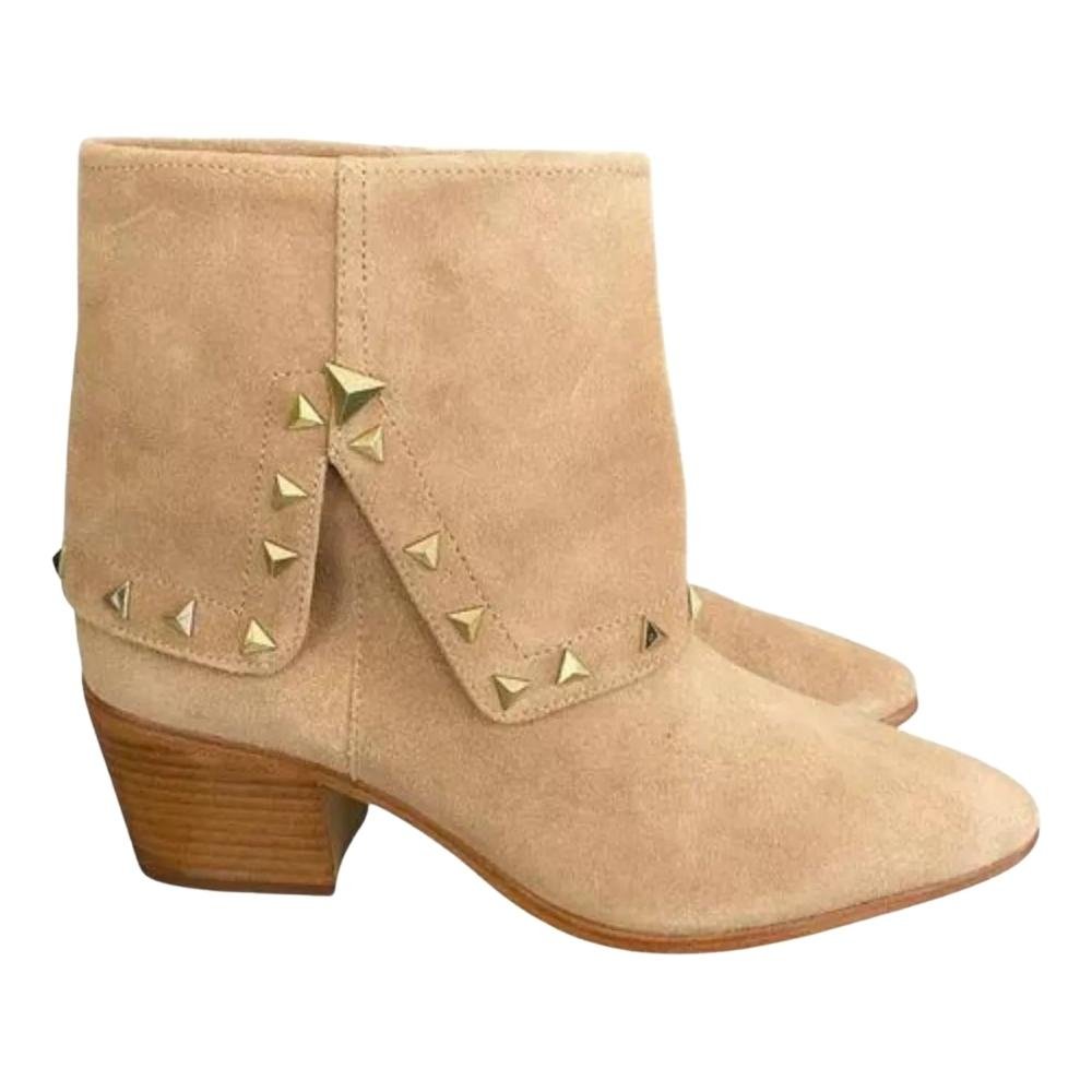 BOTA COURO CANO MEDIO FEM SCHUTZ REF:S220230003 Bege 2