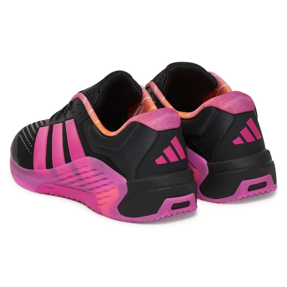TÊNIS ADIDAS ESPORTIVO FEMININO DROPSET 4 POWER TRAINER JR4664 Preto/Pink 3