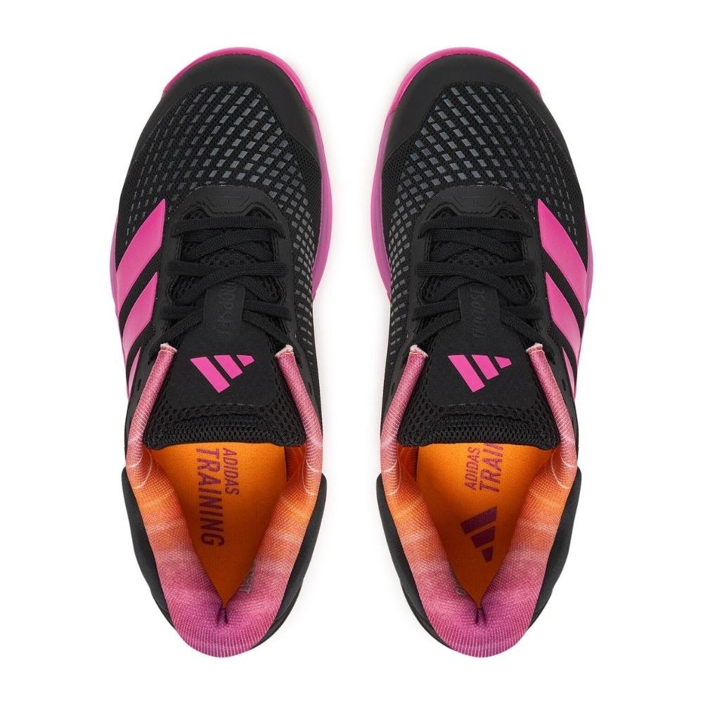 TÊNIS ADIDAS ESPORTIVO FEMININO DROPSET 4 POWER TRAINER JR4664 Preto/Pink 4