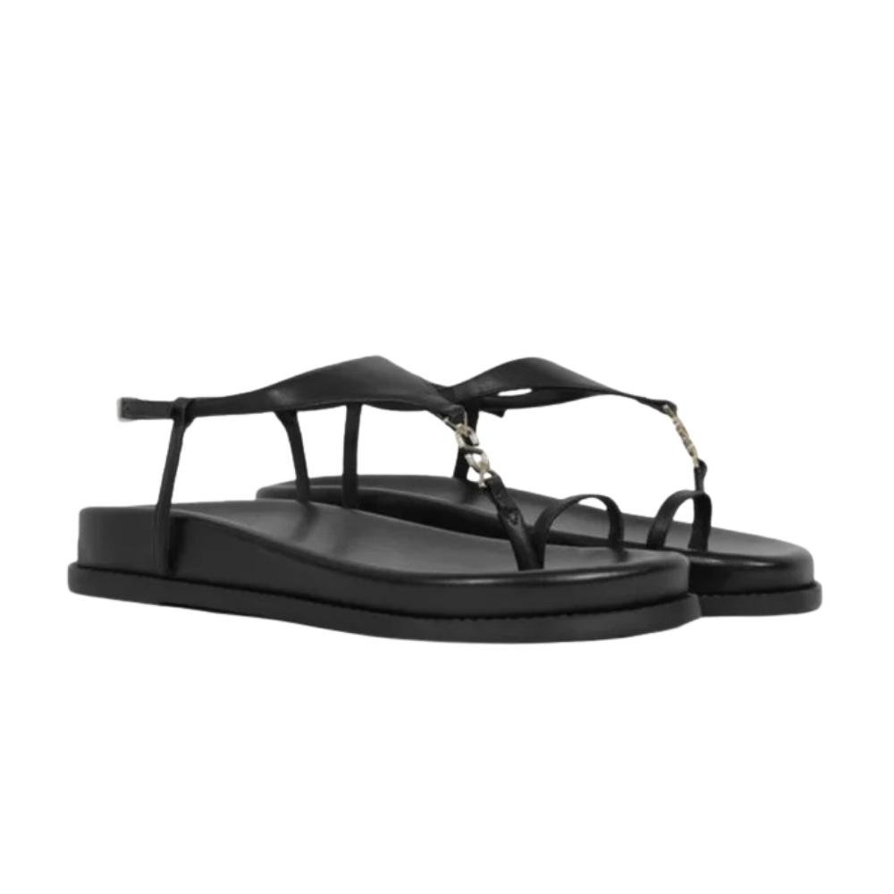 SANDÁLIA PAPETE SCHUTZ COURO FEMININO S215640464 Preto 2