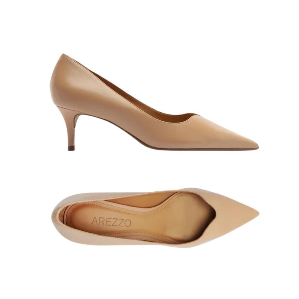 SAPATO AREZZO COURO FEMININO A106880031 Bege 6